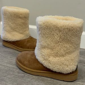 Uggs, Women’s, Patten, Chestnut, Suede, Fur, Boots.